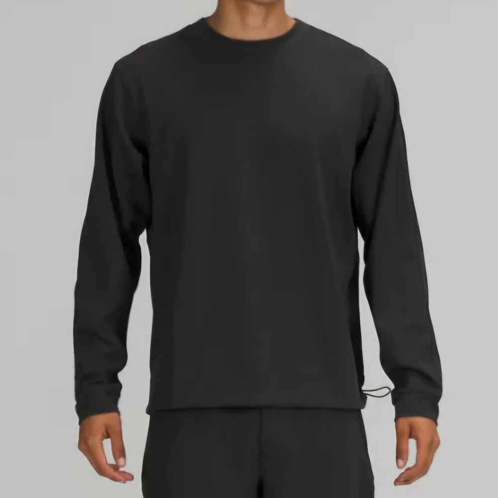 Lululemon Everlux Crew Shirt Men's Large Black Oversized Stretch Activewear